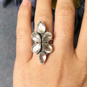 ‼️Clearance‼️Sterling silver rose quartz ring